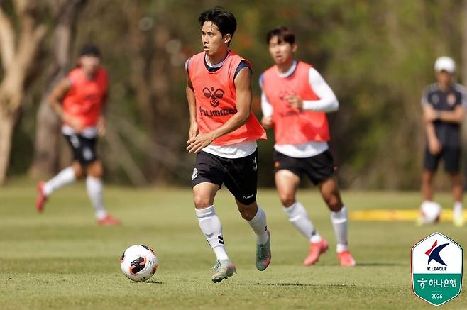 경남FC 김정현. /사진=한국프로축구연맹