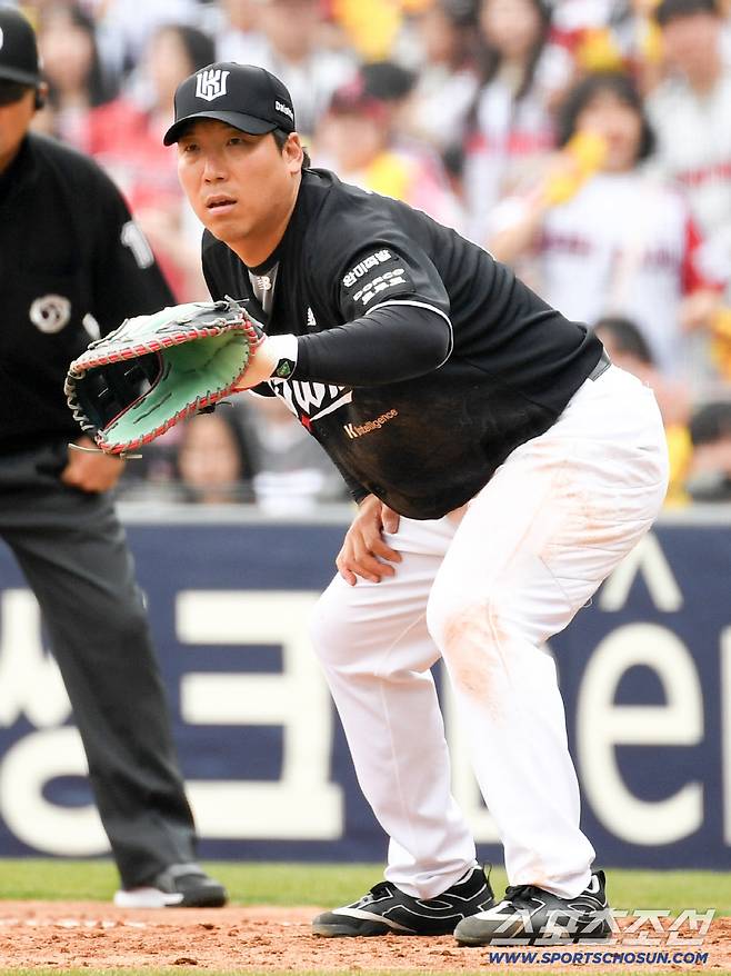 29일 잠실구장에서 열린 LG와 KT의 경기. KT 김현수가 수비를 하고 있다. 잠실=박재만 기자 pjm@sportschosun.com/2026.03.29/
