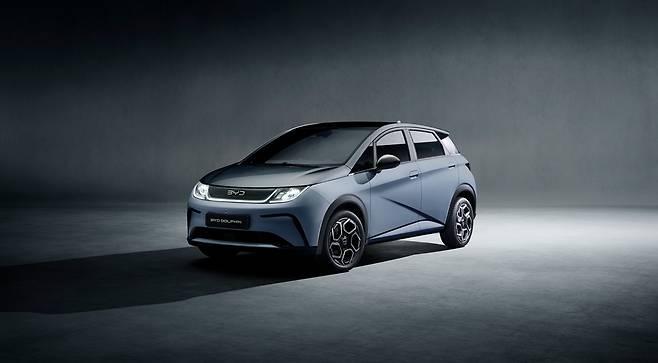 중국 전기차 제조업체 BYD의 소형 전기차 모델 ‘돌핀’. BYD코리아 제공