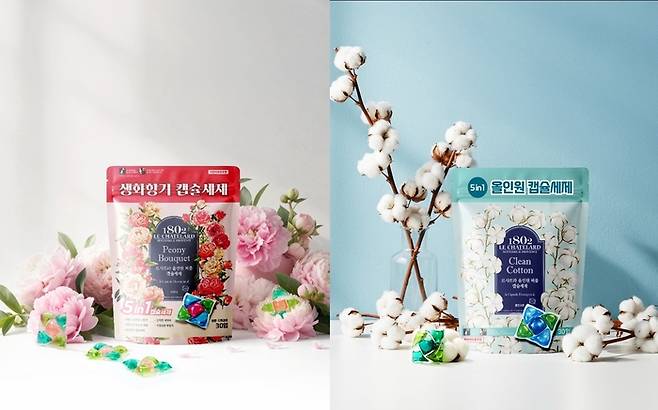 르샤트라 올인원 퍼퓸 캡슐세제. [사진=애경산업]