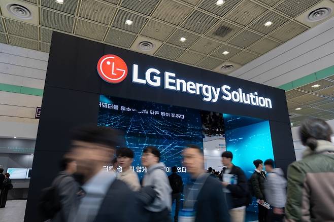 지난 11일 ‘인터배터리 2026’ 에 참가한 LG에너지솔루션. LG에너지솔루션 제공