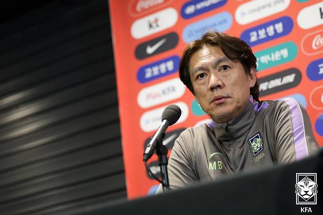 홍명보 축구대표팀 감독. /사진=대한축구협회 제공