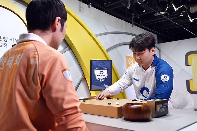 원익 주장 박정환 9단이 최종 5국에서 승리해 우승을 확정했다. [한국기원 제공. 재판매 및 DB 금지]