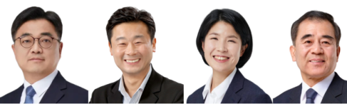 ◇사진 왼쪽부터 진보당 강석헌 홍천군수 선거 예비후보·김병혁 춘천시의원 마선거구 예비후보·박하은 강릉시의원 나선거구 예비후보·남궁석 홍천군의원 나선거구 예비후보