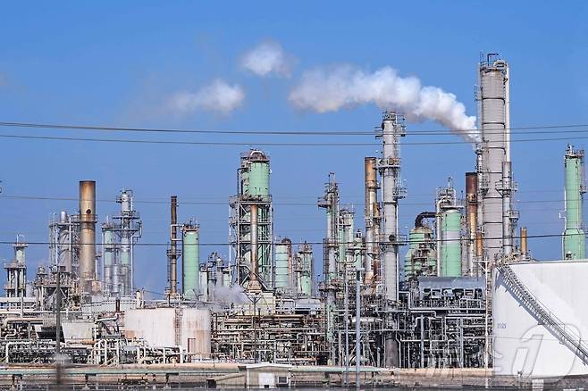 미국 텍사스주 코퍼스 크리스티 항구 근처의 원유 정제소. 2026.2.27 ⓒ AFP=뉴스1