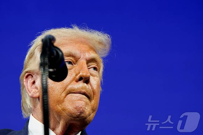 27일(현지시간) 도널드 트럼프 미국 대통령이 플로리다주 마이애미비치의 파에나포럼에서 열린 미래 투자 이니셔티브(FII) 연구소 서밋에서 연설하고 있다. 2026.03.27 <자료 사진>ⓒ 로이터=뉴스1