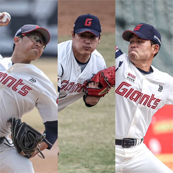 '봄데' 타파를 외치고 있는 롯데 자이언츠가 창원 3연전에서 진짜 시험대에 오른다. 국내 선발진 안정감이 화두로 떠올랐다. 사진=롯데 자이언츠