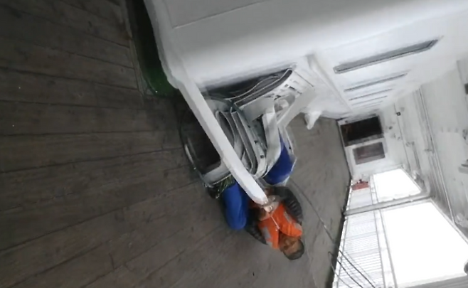 세월호 참사 당시 구조에 나섰던 김동수씨