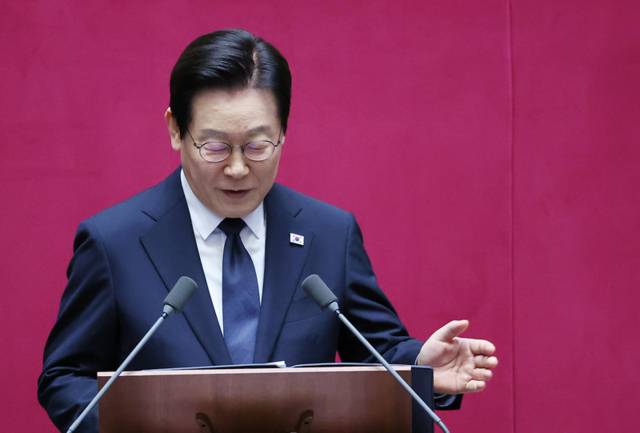 ▲ 이재명 대통령이 4일 국회 본회의장에서 2026년도 정부 예산안 시정연설을 했다.  2025.11.4 연합뉴스