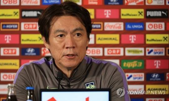 오스트리아전 앞둔 홍명보 감독 / 사진=연합뉴스