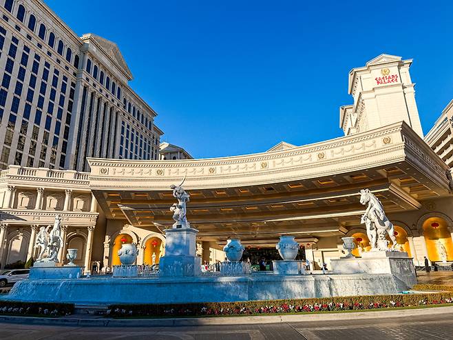 시저스 팰리스 외관 / 사진=권효정 여행+ 기자