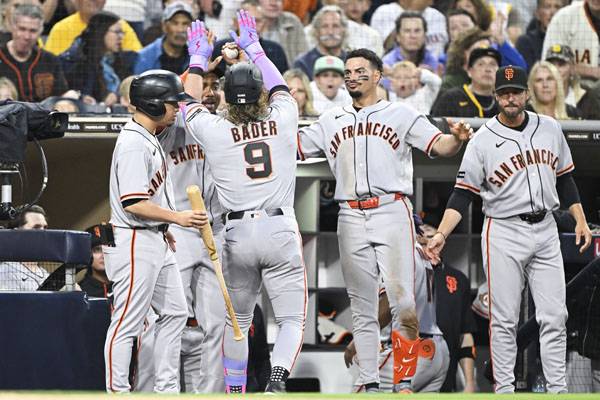 샌프란시스코는 이날 시즌 첫 승을 거뒀다. 사진= Denis Poroy-Imagn Images= 연합뉴스 제공