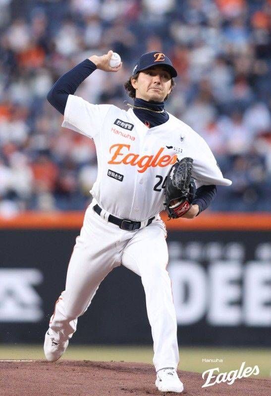 [서울=뉴시스] 프로야구 한화 이글스의 오웬 화이트. (사진 = 한화 이글스 제공) *재판매 및 DB 금지