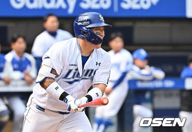 [OSEN=대구, 이석우 기자] 삼성 라이온즈 최형우 103 2026.03.24 / foto0307@osen.co.kr