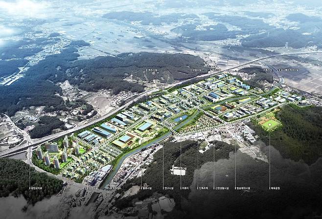 캠프스탠턴 일반산업단지 조감도 Ⓒ파주시청 제공