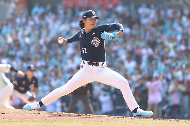 ▲ 곽빈 ⓒ두산 베어스