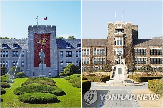 고려대·연세대 [연합뉴스 자료사진]