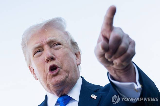 트럼프 미국 대통령 [AFP 연합뉴스 자료사진. 재판매 및 DB 금지]