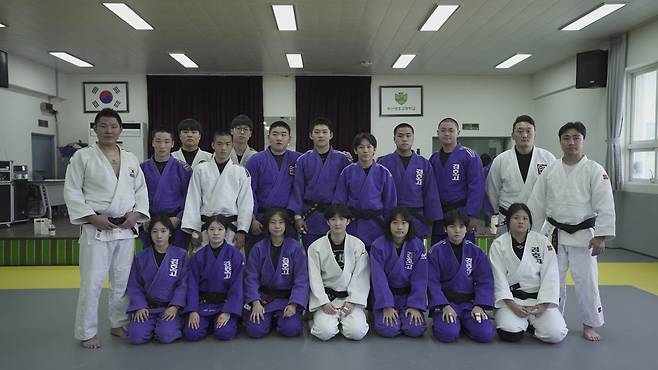 부산 경호고 유도부 선수단 [부산 경호고 유도부 제공. 재배포 및 DB 금지]