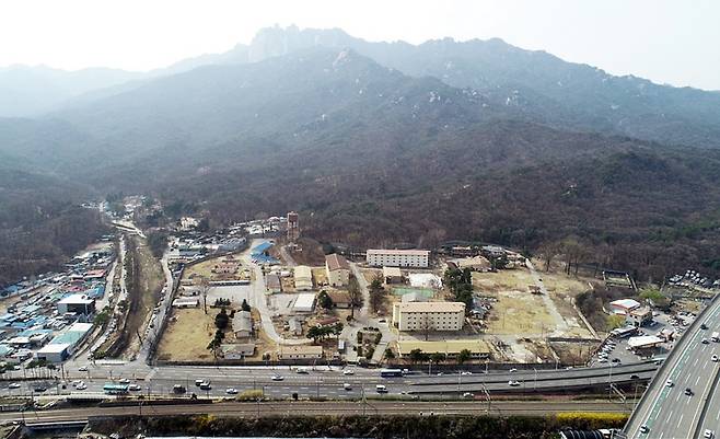 반환 미군기지 캠프 잭슨 전경 [의정부시 제공. 재판매 및 DB 금지]