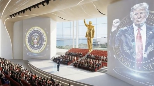 트럼프 기념관 조감도. 연합뉴스