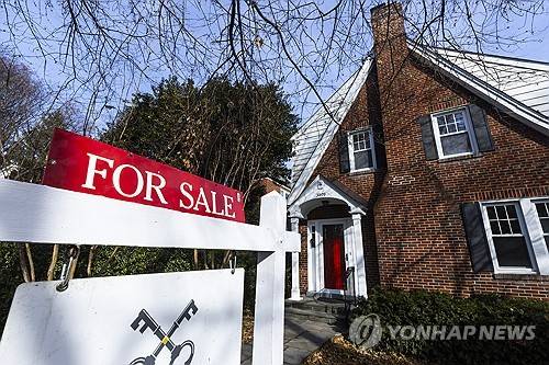미국 주택 매물연합뉴스 자료사진