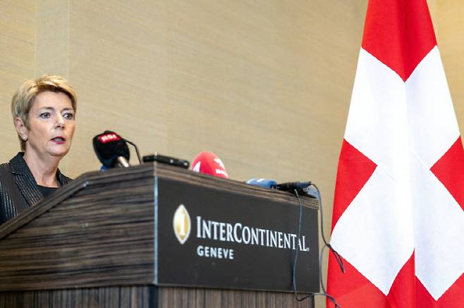 카린 켈러주터 스위스 재무장관. (사진=연합뉴스)