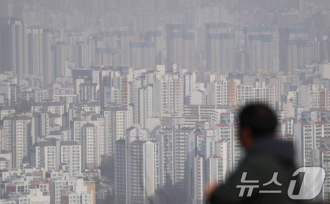 사진은 22일 서울 중구 남산에서 바라본 서울 아파트단지 모습. 2026.2.22 ⓒ 뉴스1 오대일 기자