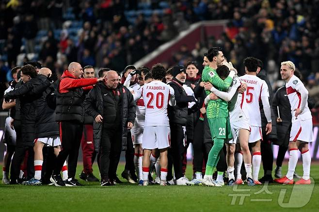튀르키예가 24년 만에 FIFA 월드컵에 진출했다. ⓒ AFP=뉴스1