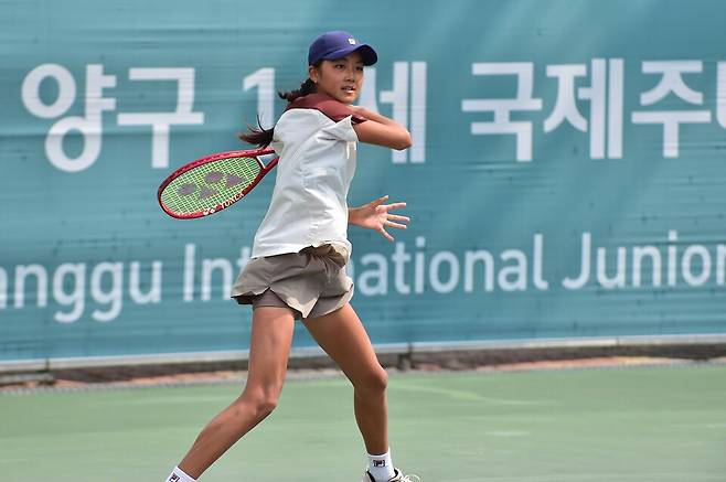 서승연의 8강전 모습. 황서진 기자