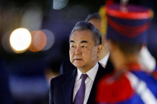 왕이 중국공산당 외사판공실 주임 겸 외교부장. 로이터연합뉴스