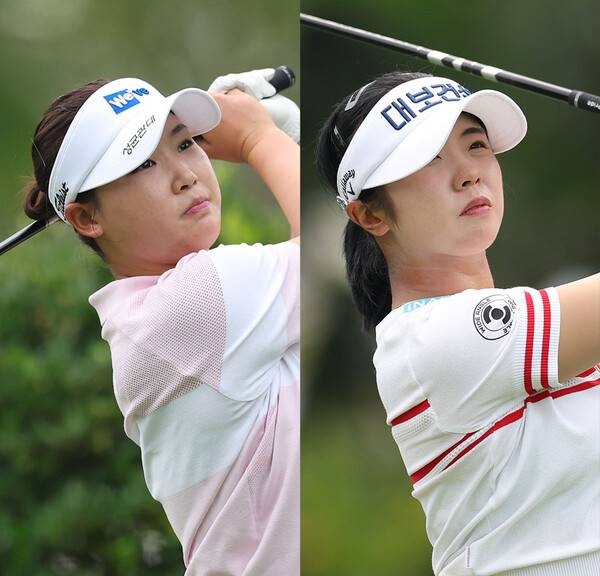 2026년 한국여자프로골프(KLPGA) 투어 '국내 개막전' 더 시에나 오픈에 출전하는 루키 김민솔과 양효진 프로. 사진제공=KLPGA (사진을 무단으로 사용하지 마십시오.)