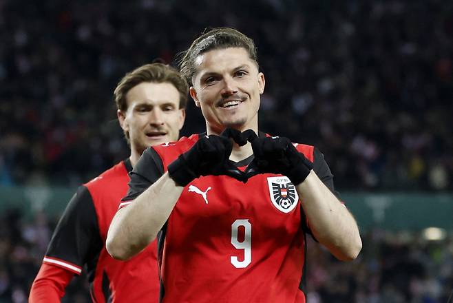 한국을 상대로 득점한 마르셀 자비처. 사진=로이터 연합뉴스