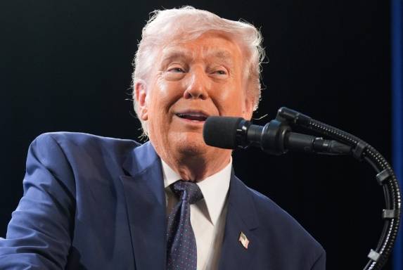 도널드 트럼프 미국 대통령이 연설을 하고 있다. [사진=AP/연합뉴스]