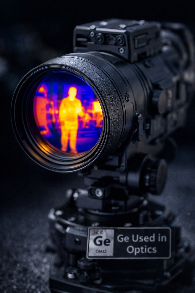 원소 기호 32번 게르마늄은 고감도 열영상장비 등에 활용된다.[챗GPT 생성]