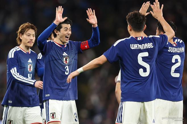 일본 축구 대표팀. 사진=게티이미지코리아