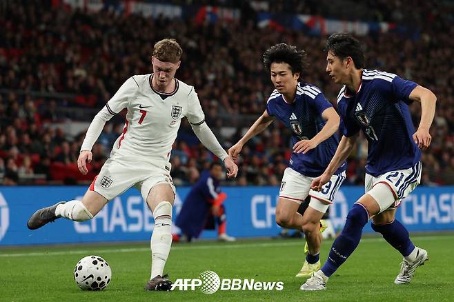 일본축구 '또' 대이변, 브라질 이어 잉글랜드 원정마저 1-0 승리