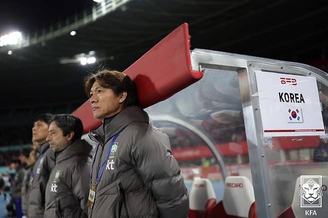 홍명보 축구대표팀 감독. /사진=대한축구협회 제공