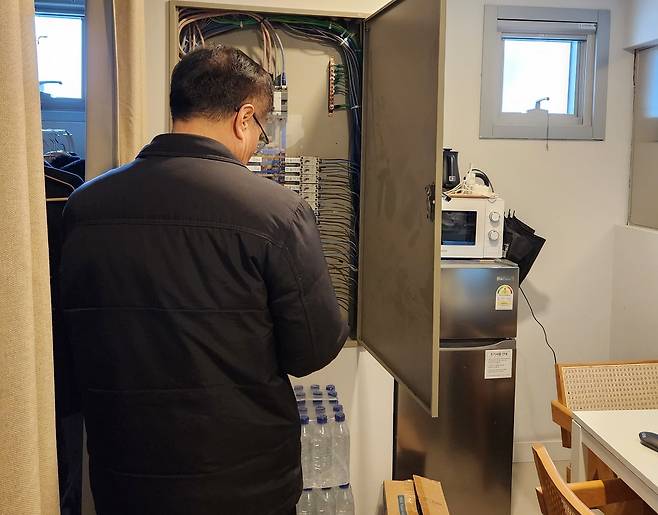 숙박시설 점검 모습 [서울 중구 제공. 재판매 및 DB 금지]