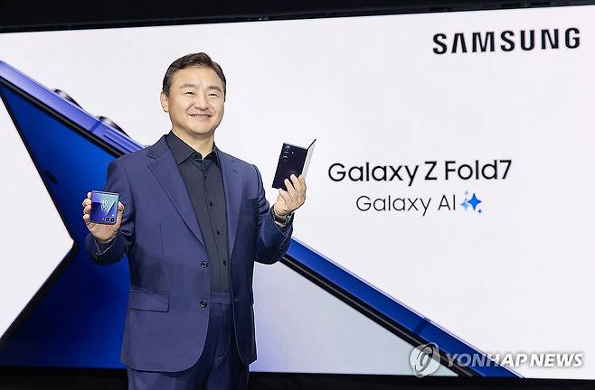 '갤럭시 Z 폴드ㆍ플립7' 공개하는 노태문 사장 [삼성전자 제공. 재판매 및 DB 금지]