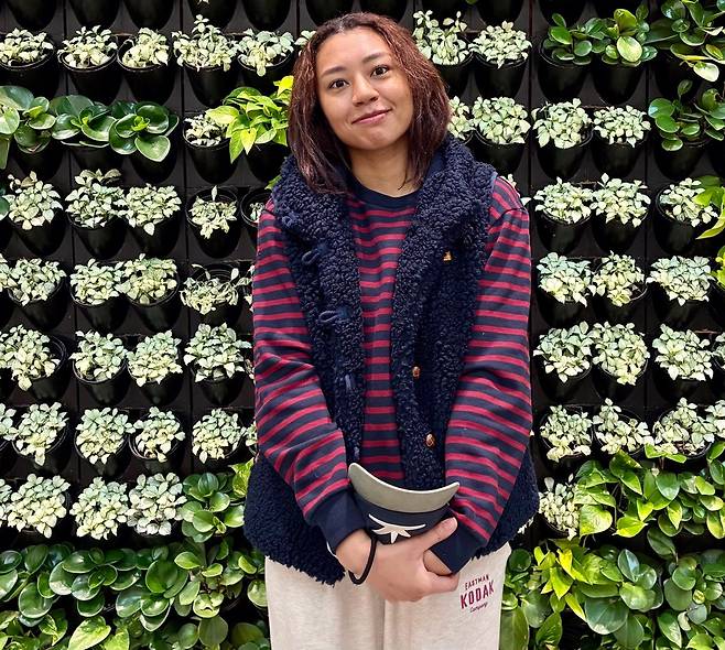 출국 직전 기념사진 찍은 자스티스 [현대건설 배구단 제공. 재판매 및 DB 금지]