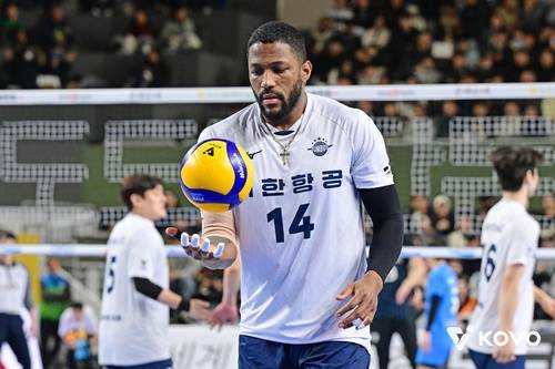 대한항공에서 뛰었던 외국인 선수 요스바니 [한국배구연맹 제공. 재판매 및 DB 금지]