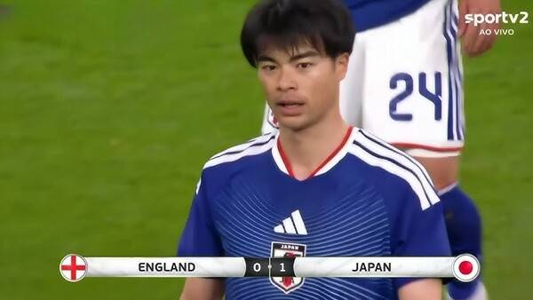 잉글랜드를 이긴 일본축구(사진=유튜브 화면 갈무리)