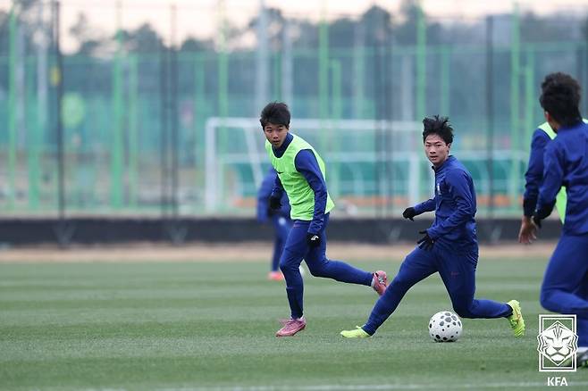 U17 대표팀의 훈련 모습(대한축구협회 제공)