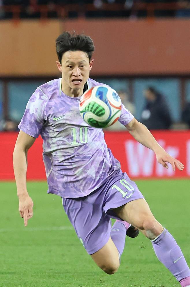 오스트리아전에서 질주하는 이재성. 빈 | 연합뉴스