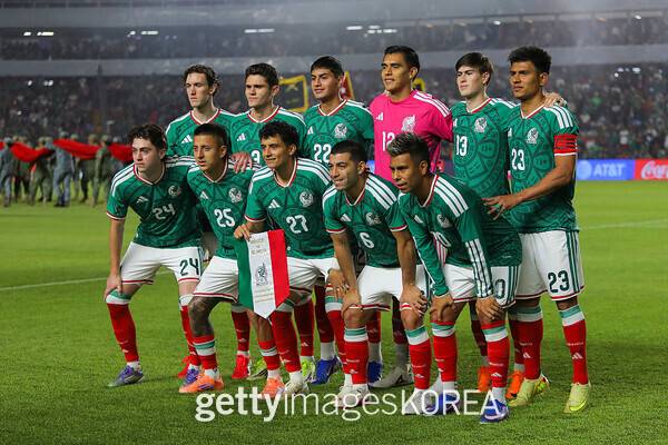 멕시코 축구 대표팀. ⓒGettyimagesKorea