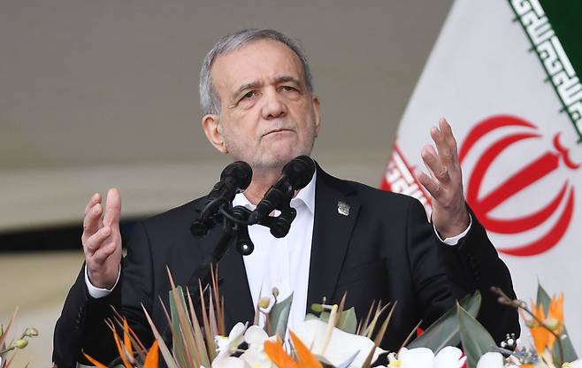 마수드 페제시키안 이란 대통령. /AP 연합뉴스