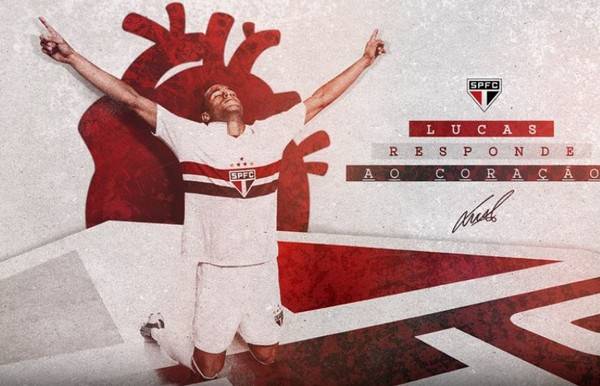 루카스 모우라(상파울루). 상파울루 홈페이지 캡처