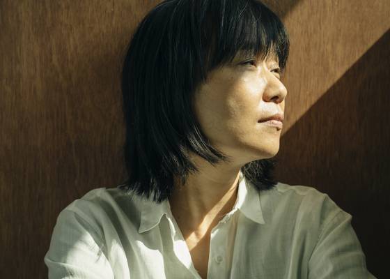 전미도서비평가협회(NBCC)상을 받은 소설가 한강. [사진 전예슬, 문학동네]