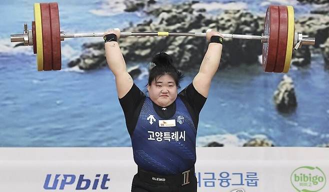 한국 역도 간판 스타 박혜정. 연합뉴스